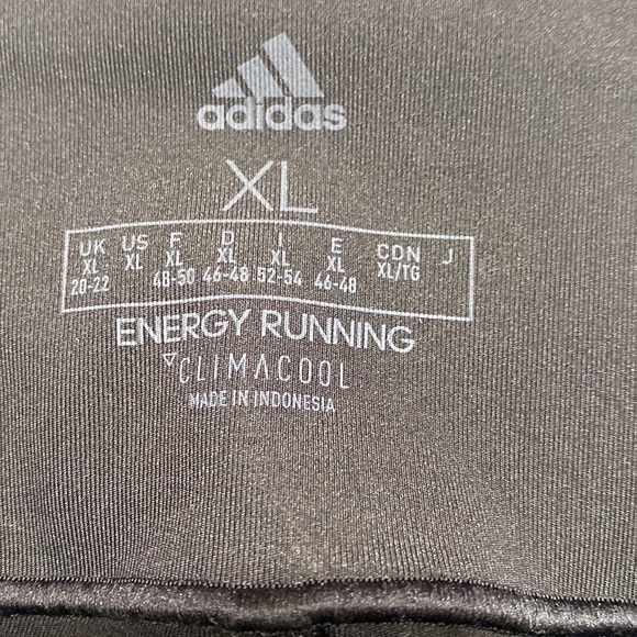 Adidas energy running Climacool black stretch pants for women size XL - Picture 4 of 8